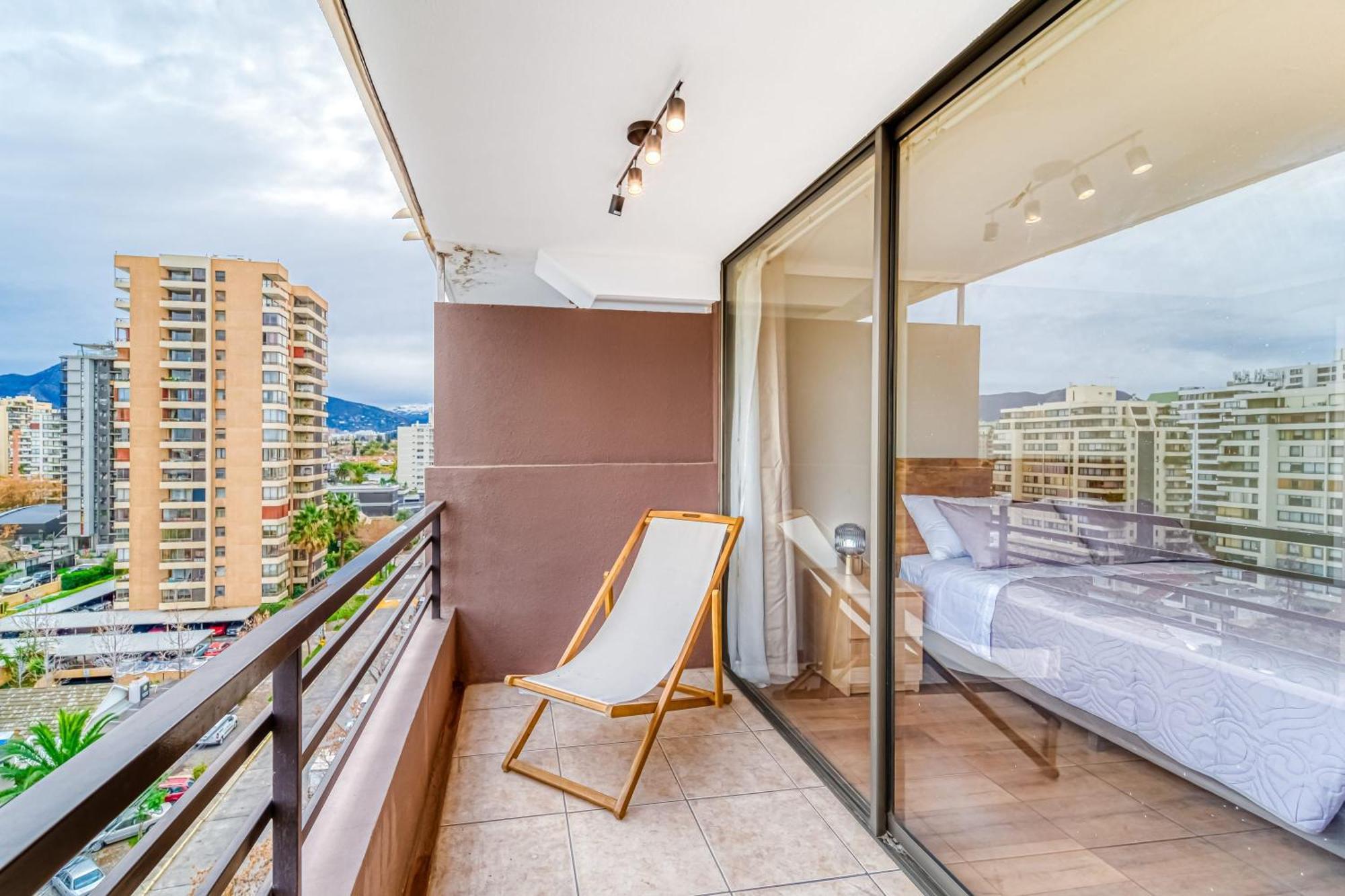 Apartamento Atenas Park 1d Con Estacionamiento Y Wifi Santiago